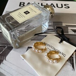 Gold-plated earrings